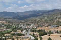 Θέα του χωριού προς τα βόρεια. Αύγουστος 2022