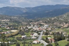 Θέα του χωριού προς τα βόρεια. Φεβρουάριος 2023