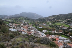 Θέα του χωριού προς τα νότια. Φεβρουάριος 2022